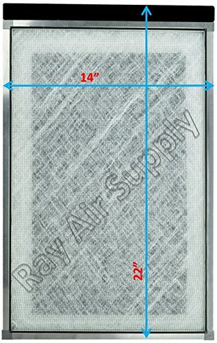 Dynamic Air Cleaner Replacement Filter Pads 14x22 Refills (3 Pack) White