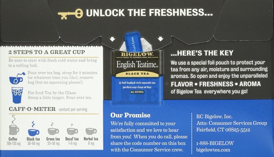 Bigelow English Teatime Tea, 20 ct - 1.50 oz N5