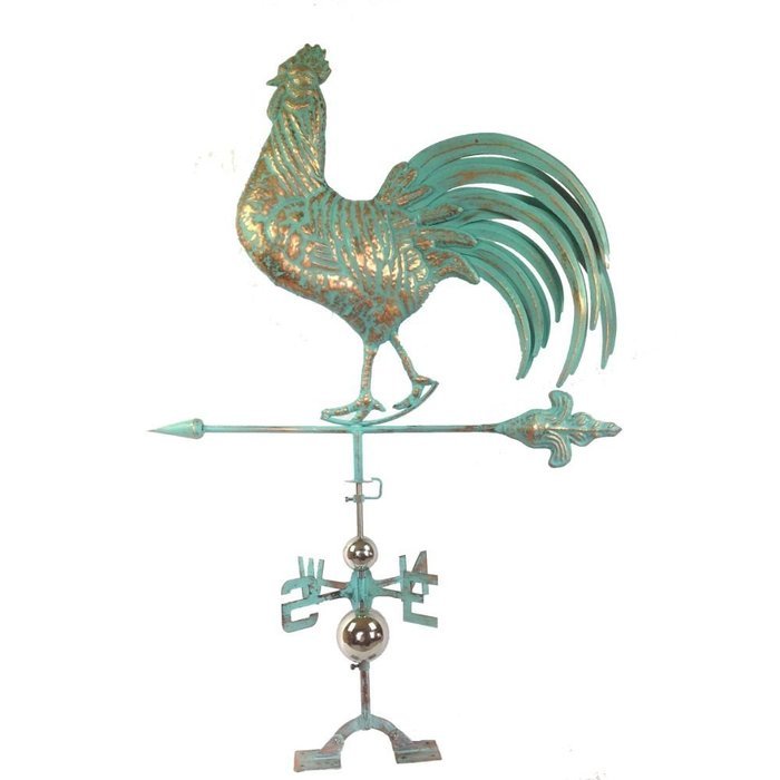 The Urban Port C215-123113 Antique Rooftop Rooster Weathervane by Urban Port