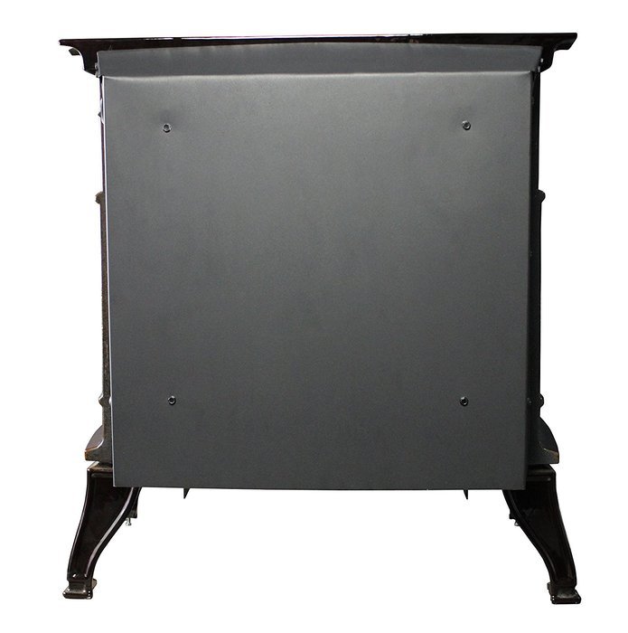 Ashley AGC500VFMLP Vent-Free Mahogany Enameled Porcelain Cast Iron Stove, 31000 BTU N5