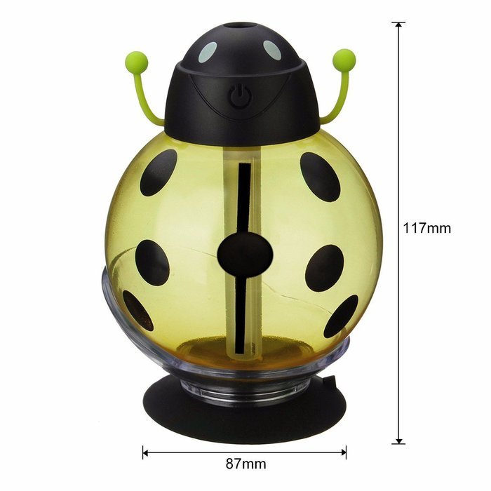 USB Aromatherapy Diffuser LuckyFine Essential Oil Diffuser Mini Portable Air Humidifier Water Diffusers with LED... N2