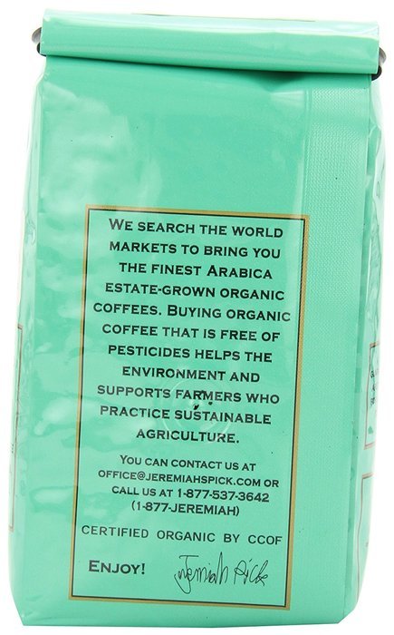 Jeremiah's Pick Coffee Organic Breakfast Blend, Dark Roast Whole Bean Coffee, 10-Ounce Bags (Pack of 3) N3