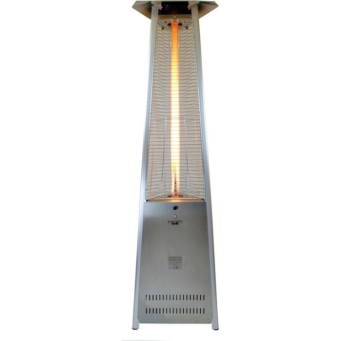 Lava Heat Italia 56,000 BTU Outdoor Patio Propane Tank Gas Heater with Specially Designed Borosilicate Shatter-Resistant...