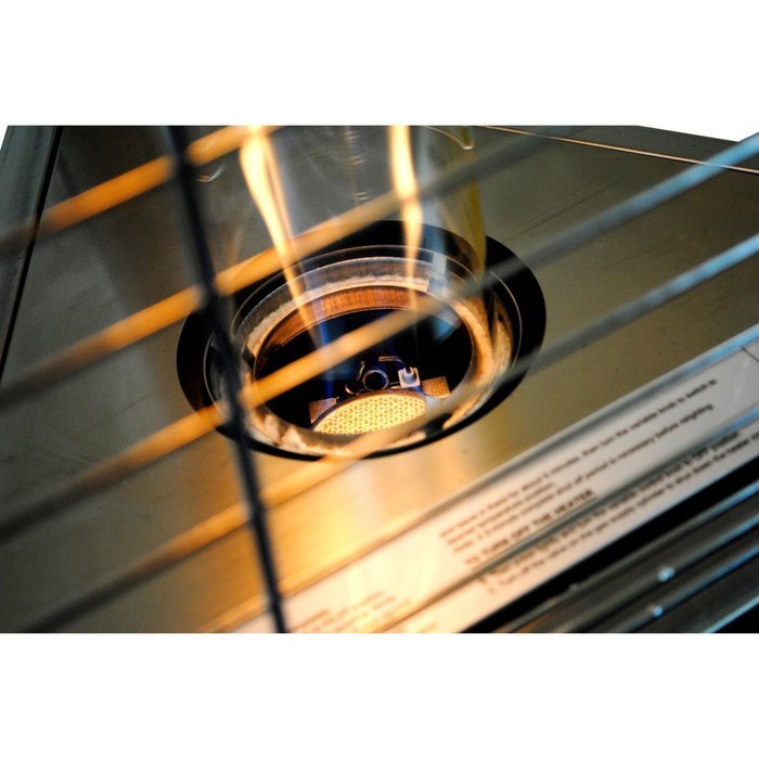 Lava Heat Italia 56,000 BTU Outdoor Patio Propane Tank Gas Heater with Specially Designed Borosilicate Shatter-Resistant... N2