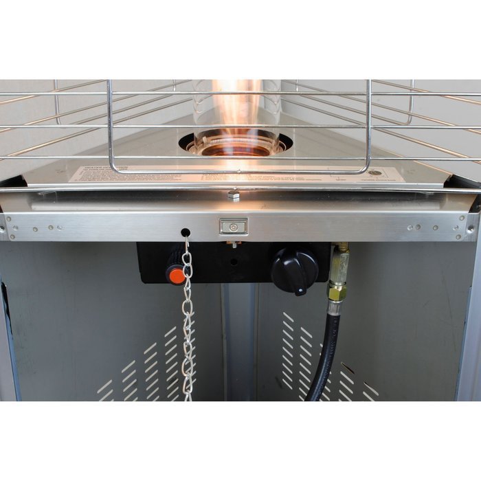 Lava Heat Italia 56,000 BTU Outdoor Patio Propane Tank Gas Heater with Specially Designed Borosilicate Shatter-Resistant... N3