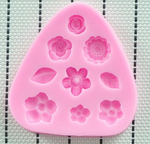 HSE HOT High quality Flowers silicone mold,Fondant Cake Decorating Tools,Silicone Cake Mold,kitchen accessories... N2