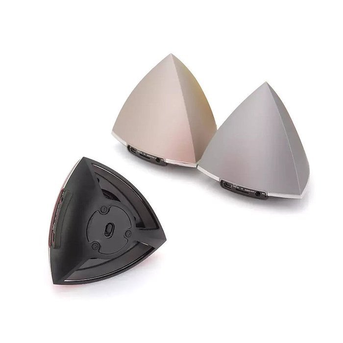 Ertch&reg; Portable Mini Wireless Hand-Free Pyramid Shape Bluetooth Speaker With FM Radio Support SD Card For iPhone... N5