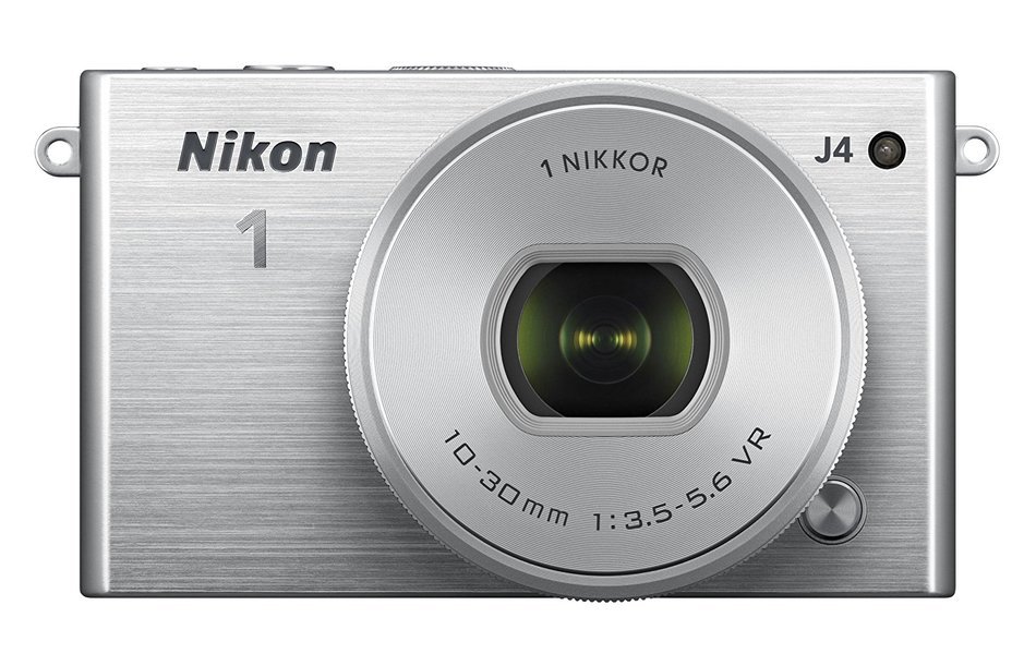 Nikon 1 J4 Digital Camera with 1 NIKKOR 10-100mm f/4.0-5.6 VR Lens (White) (Discontinued by Manufacturer) N2