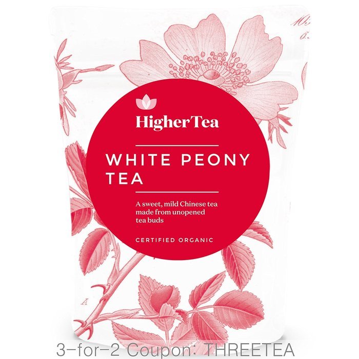 White Peony Tea - USDA Organic. White Tea By Higher Tea. The Best Antioxidant Boost from Tea You Can Get! Perfect...