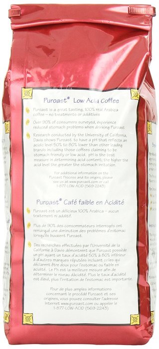 Puroast Low Acid Coffee Dark French Roast , Whole Bean, 2.5-Pound Bag N7