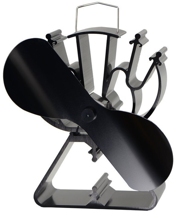 Heat Powered Stove Fan for Wood / Log Burner/Fireplace - Eco Friendly(Gold)