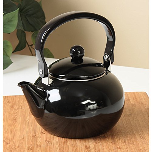 Calypso Basics Black 2-quart Teakettle by Reston Lloyd, 30100, made of Stainless Steel