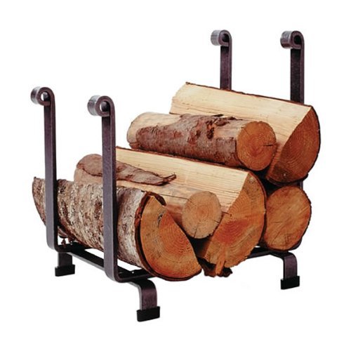 Enclume Country Home Log Basket Log Rack, Hammered Steel N8