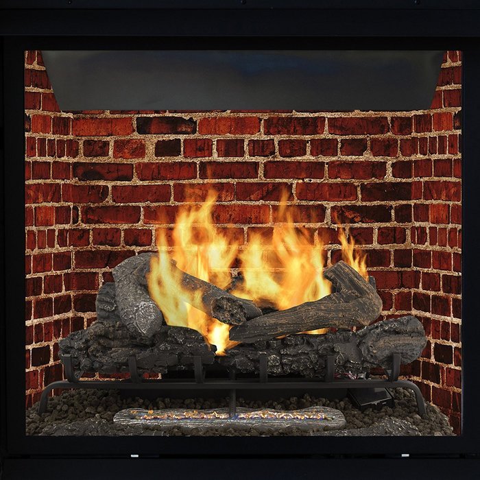 Pleasant Hearth VFL-VO30DR 33,000 BTU's 30" Valley Oak Series Vent Free Gas Log Set N4