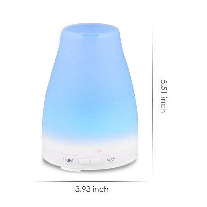 BATTOP Essential Oil Diffuser Aroma Humidifier With Cool LED Lights
