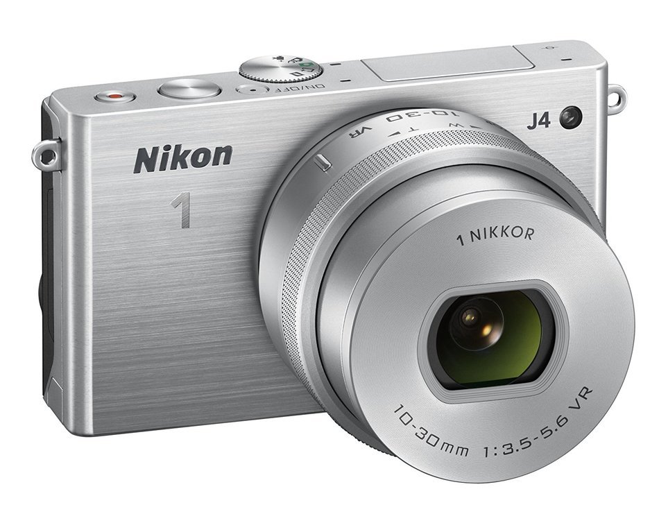 Nikon 1 J4 Digital Camera with 1 NIKKOR 10-100mm f/4.0-5.6 VR Lens (White) (Discontinued by Manufacturer) N5