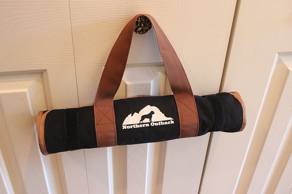 Northern Outback Firewood Log Carrier Canvas Wood Tote with FREE BONUS 8mm Magnesium Fire Starter! - Best for... N2