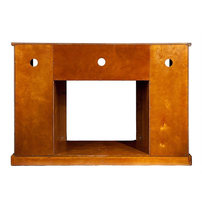 Kendall Electric Media Fireplace - Glazed Pine N18