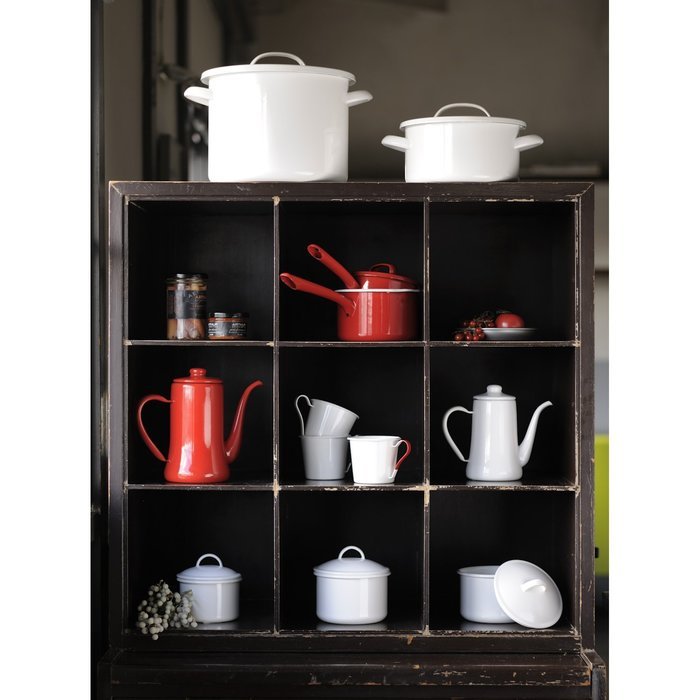 Tsukiusagishirushi Slim Pot 1.2l Red N5
