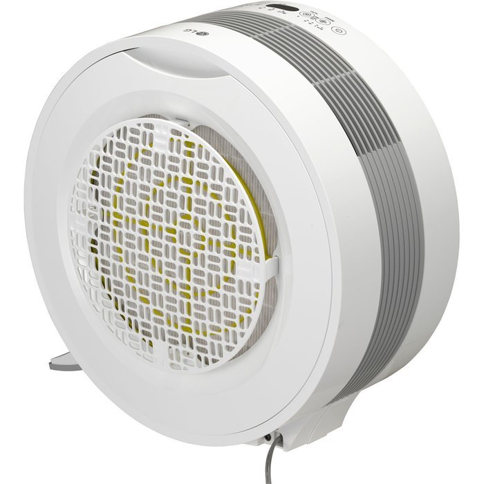 LG AS401VSA0 Puricare Filter Air Purifier with Smart Air Quality Sensor & Lodecibel Operation, Brushed Silver N3