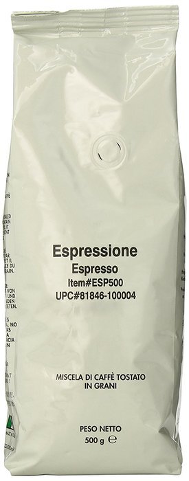 Espressione Espresso Blend Whole Bean Coffee, 500-Grams