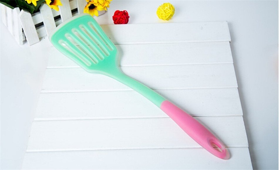 Silicon Spatula With Long Hand Grip Non-Stick Kitchen Necessary ...