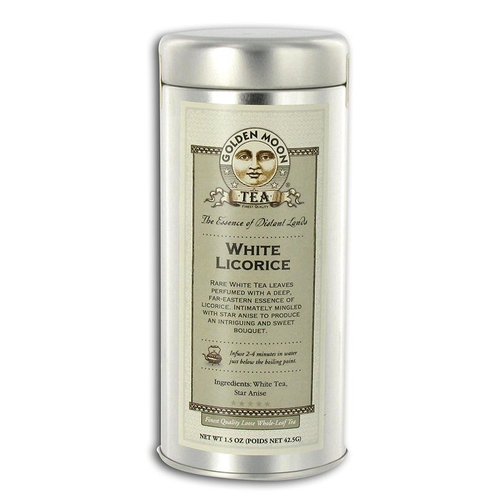 Golden Moon Tea - Madagascar Vanilla Tea - Organic - Loose Leaf - Non GMO - 2.5oz Tin - 30 Servings N11