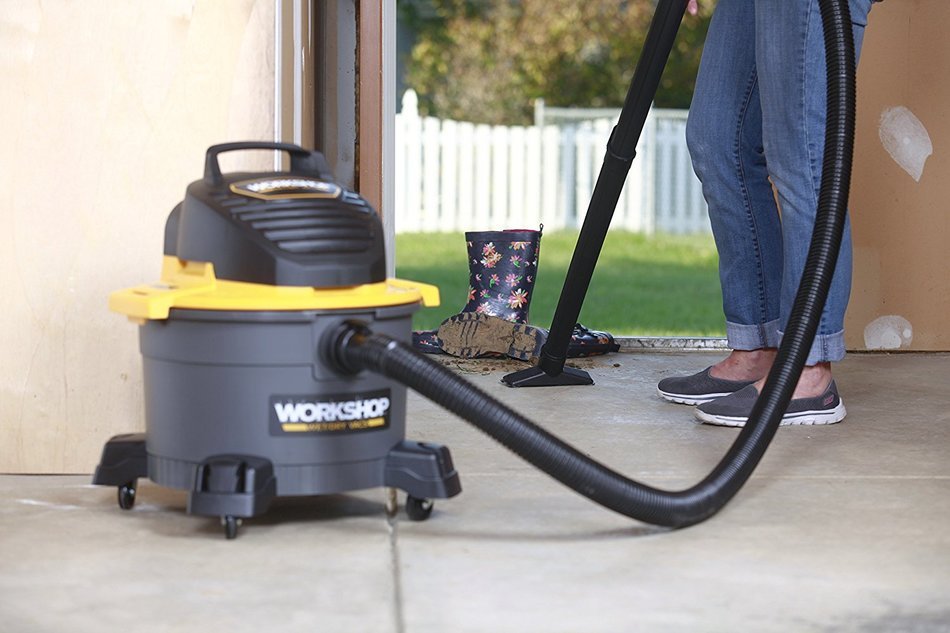 WORKSHOP Wet/Dry Vacs WS0600VA General Purpose Wet Dry Shop Vacuum, 6-Gallon, 2.5-Peak HP