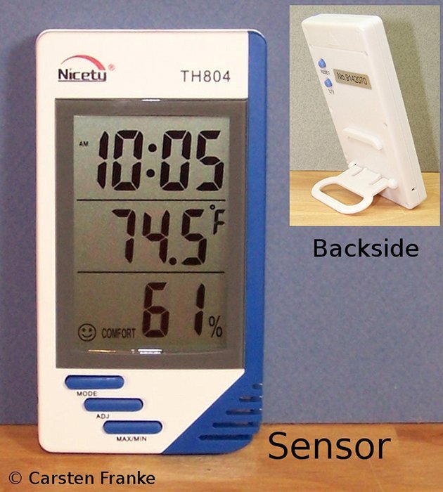 Temperature Humidity Meter TH804 Hygrometer Indoor Thermometer