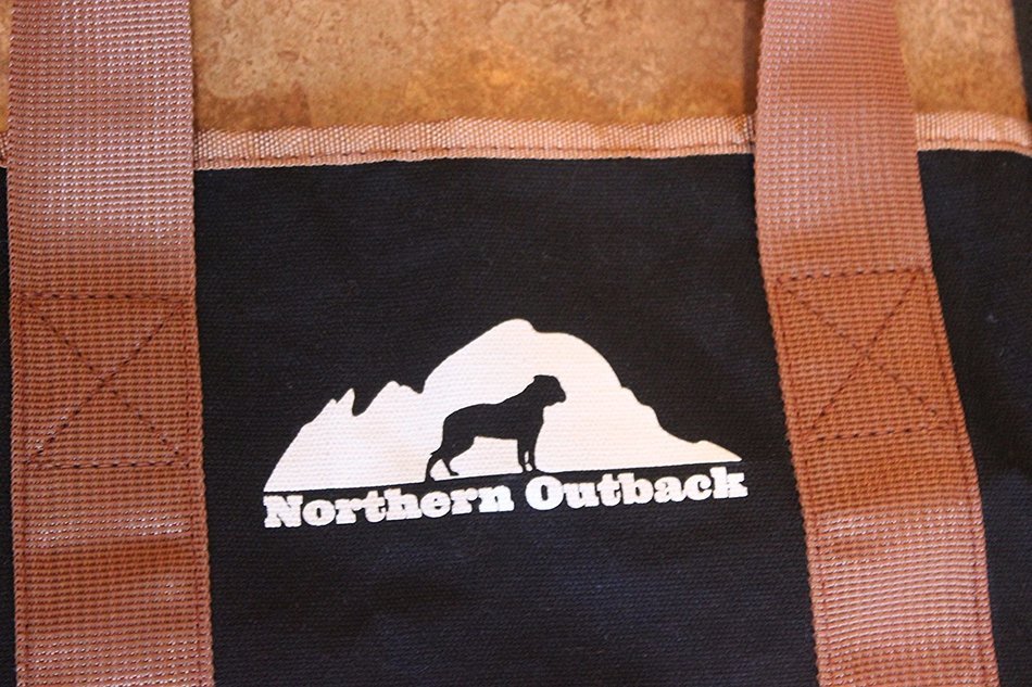 Northern Outback Firewood Log Carrier Canvas Wood Tote with FREE BONUS 8mm Magnesium Fire Starter! - Best for... N4