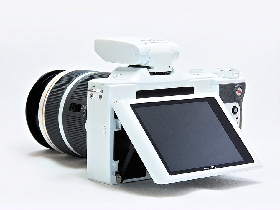 Kodak PIXPRO S-1 Compact System Digital Camera with 12-45mm Lens, 400mm Bonus Lens and 3" Articulating LCD Screen... N2