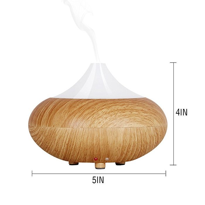 Wingco Cool Mist Air Humidifier - 7 Color LED Lights Changing, 140ml Essential Oil Diffuser Portable Aromatherapy... N6