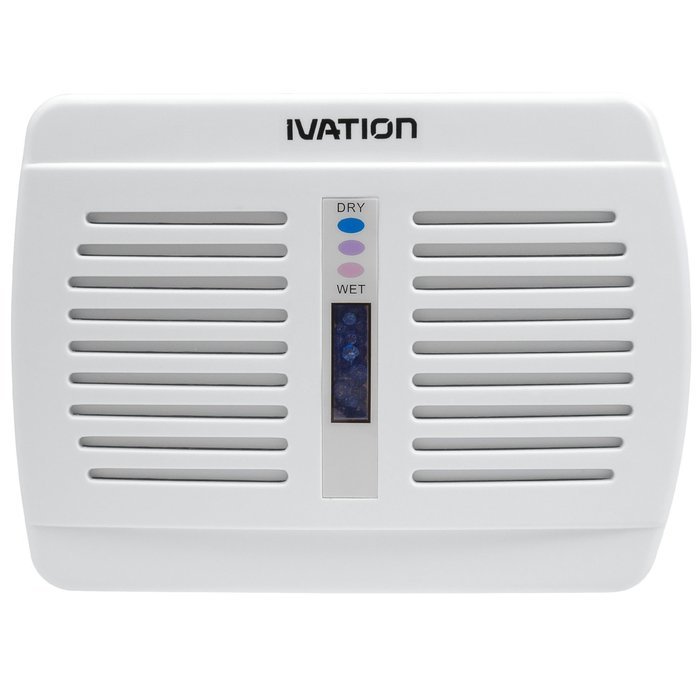 Ivation Reusable Silica Gel Wireless Mini Dehumidifier 2-Pack - Suited for Smaller Rooms, Walk-In Closets, Boats... N2