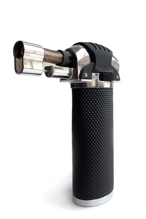 Professional Culinary Kitchen Blow Torch for Creme Brulee Takes Butane Gas Premium Blowtorch Safety Lock and Flame... N8