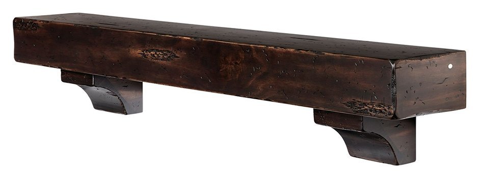 Pearl Mantels Shenandoah Traditional Fireplace Mantel Shelf N40