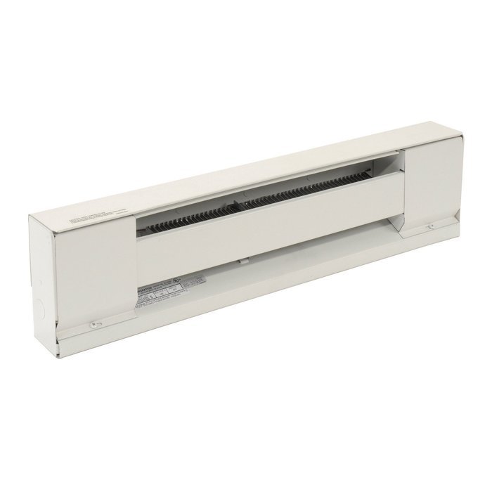 375 Watt Wall Mounted Electric Convection Baseboard Heater Power: 240 V/ 1.6 Amp