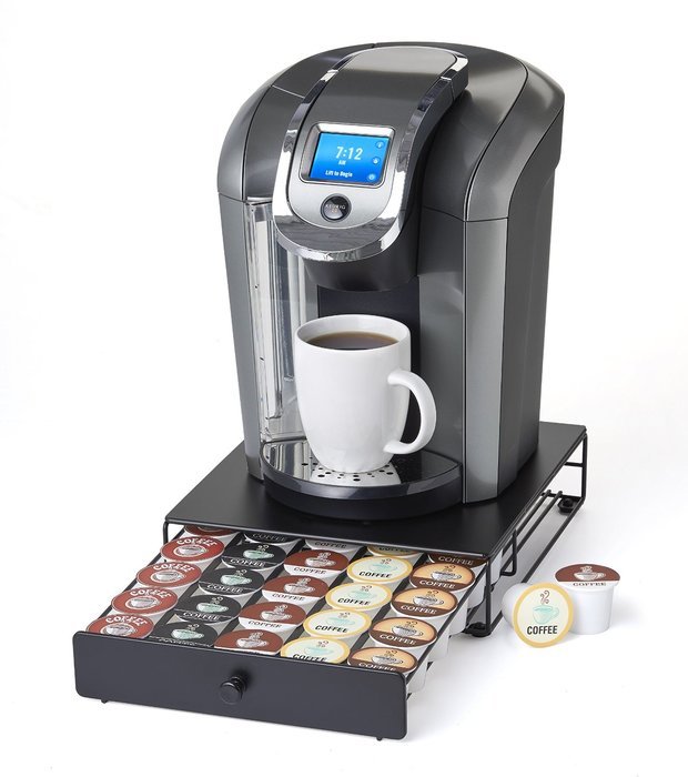 NIFTY 6406 Under the Brewer Storage Drawer for K-Cup Pods, Black N2