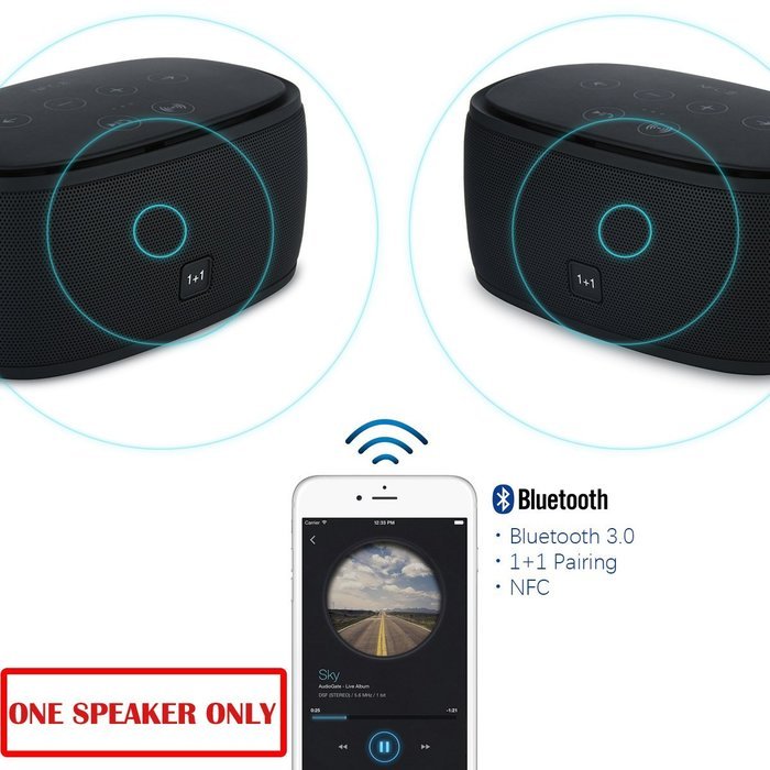 Xcellent Global TWS ( True Wireless Stereo) Bluetooth Speaker, Dual Speaker Pairing, NFC Wireless Pairing, Ultra... N17