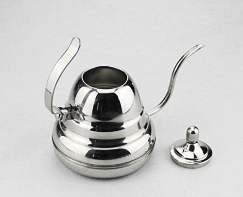 Diguo Coffee Kettle Stainless Steel Pour Over Kettle Coffee Pot Tea Pot, Gooseneck, 1.2 Liter N3