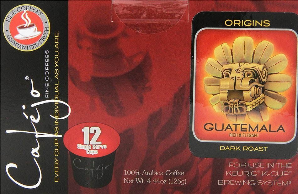 Cafejo K-Cups, Costa Rica Coffee, 50 Count N81