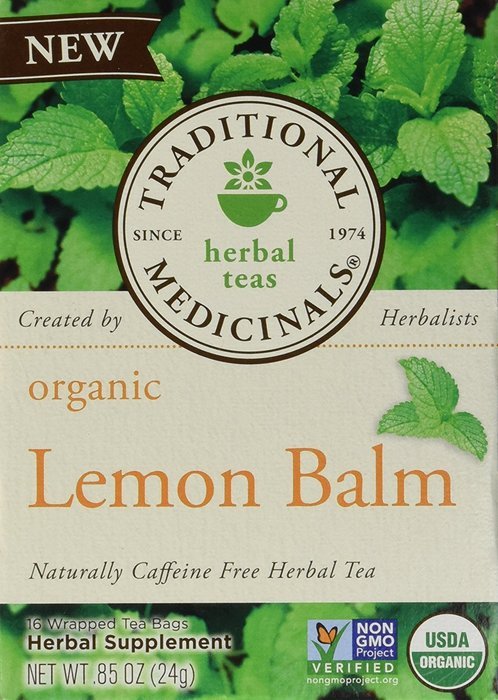 Traditional Medicinals Organic Herbal Tea Lemon Balm -- 16 Tea Bags N2