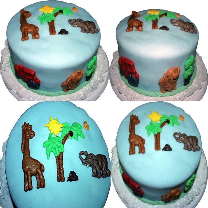 O.K Silicone mold Fondant cake Giraffe gumpaste M4823 N3