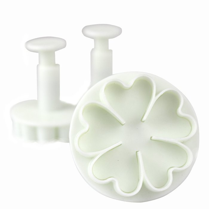 DUFUSTORE 3pcs x flowers shape Candy Jelly Fondant cake Decoration cookie tools Mold N5