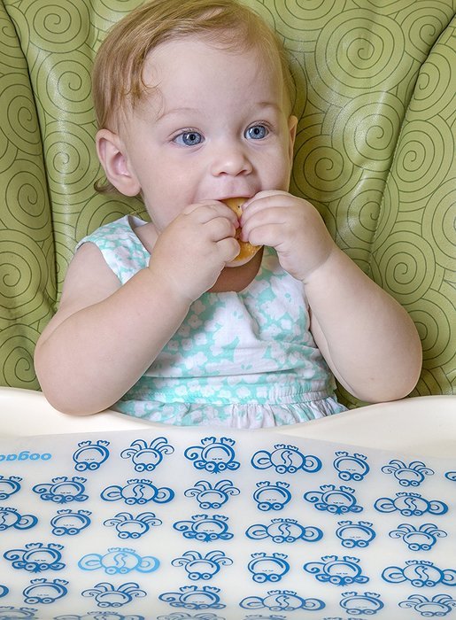 oogaa Silicone Placemat, Blue