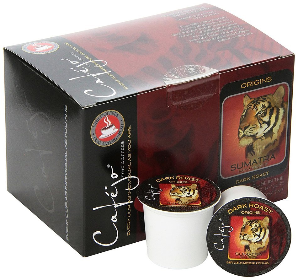 Cafejo K-Cups, Costa Rica Coffee, 50 Count N108
