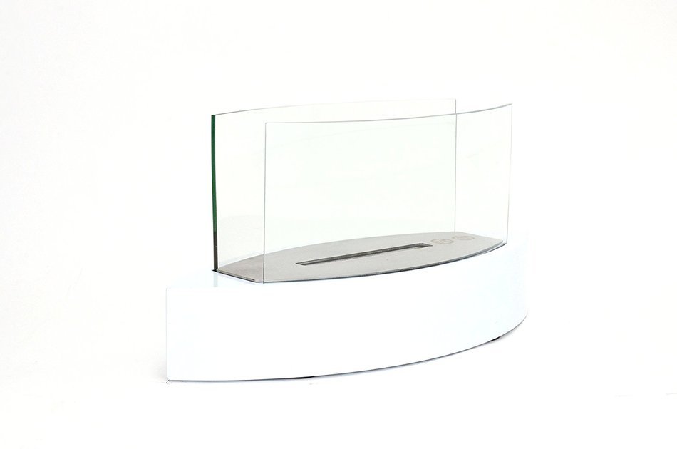 Chic Fireplaces- Luxury Concord Black Table Top Ventless Bio Ethanol Fireplace Indoor / Outdoor N11