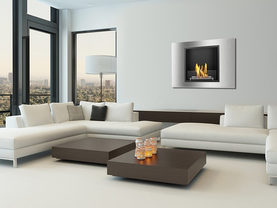 Ignis Lima Recessed Ventless Ethanol Fireplace UL Listed / UL Approved Fireplace N4