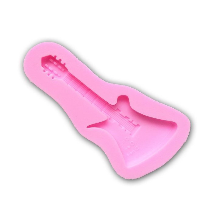3d Guitar Silicone Fondant Silicone Sugar Craft Molds DIY Cake Decorating