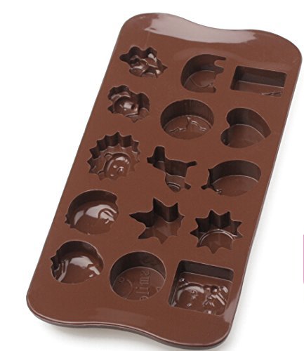 Simple DIY silicone baking biscuit cake mold cake pan chocolate chip cookies mold N2