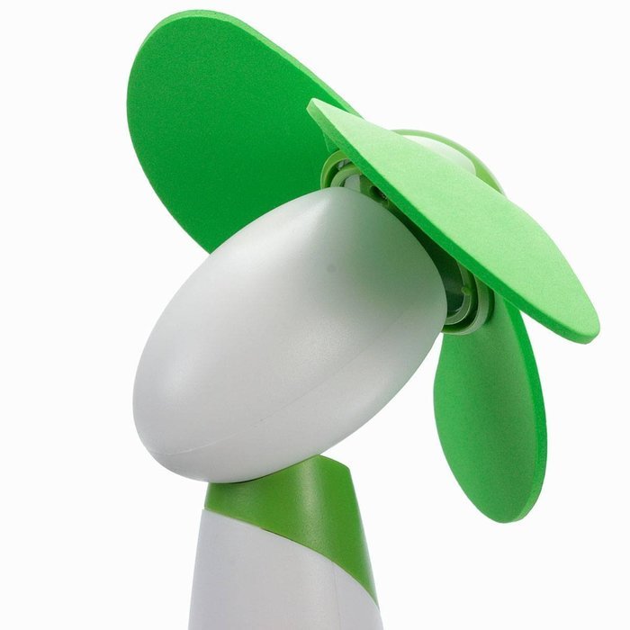 KINGSO Portable Personal Handheld Battery Operated Blower Cooler Mini Fan Green